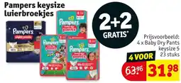 Kruidvat Pampers luierbroekjes aanbieding