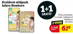 Kruidvat Kruidvat midpack luiers Newborn aanbieding