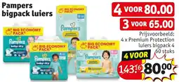 Kruidvat Pampers bigpack luiers aanbieding
