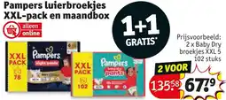 Kruidvat Pampers luierbroekjes aanbieding
