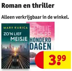 Kruidvat Roman en thriller aanbieding