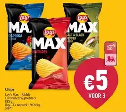 Delhaize Chips Lay's Max - Ribble aanbieding