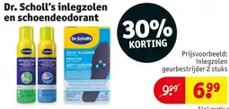 Kruidvat Dr. Scholl's inlegzolen en schoendeodorant aanbieding