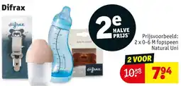 Kruidvat fopspeen natural uni aanbieding