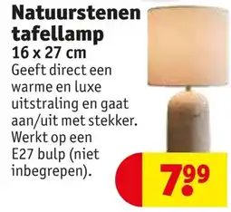 Kruidvat Natuurstenen tafellamp aanbieding
