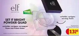 Kruidvat Set it bright powder quad aanbieding