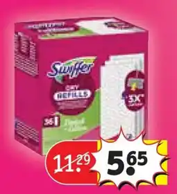 Kruidvat Swiffer Dry Refills aanbieding