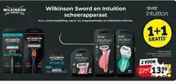 Kruidvat Wilkinson Sword en Intuition scheerapparaat aanbieding