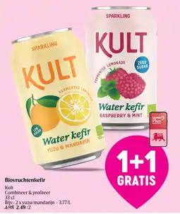 Delhaize Biovruchtenkefir Kult aanbieding