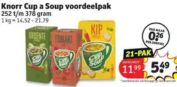 Kruidvat Knorr Cup a Soup voordeelpak aanbieding