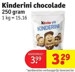 Kruidvat Kinderini chocolade aanbieding