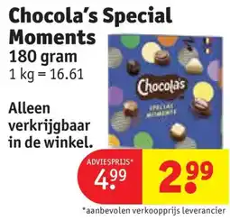 Kruidvat Chocola's Special Moments aanbieding