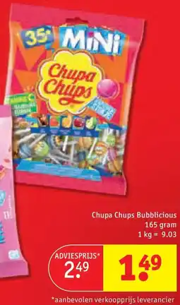Kruidvat Chupa Chups Bubblicious aanbieding