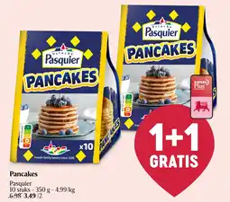 Delhaize Pancakes Pasquier aanbieding