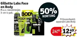 Kruidvat Gillette Labs Face en Body aanbieding