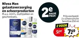 Kruidvat Nivea Men gelaatsverzorging en scheerproducten aanbieding