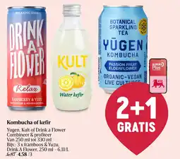 Delhaize Kombucha of kefir aanbieding