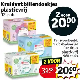 Kruidvat Kruidvat billendoekjes plasticvrij aanbieding