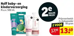 Kruidvat Naif baby- en kinderverzorging aanbieding