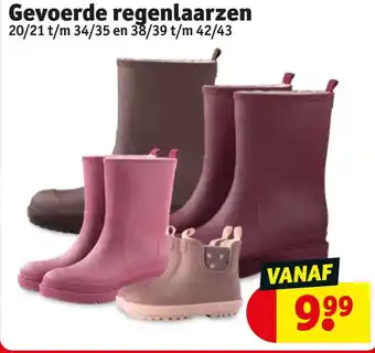 Gevoerde regenlaarzen