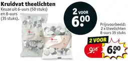 Kruidvat Kruidvat theelichten aanbieding