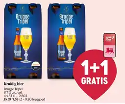 Delhaize Kruidig bier Brugge Tripel aanbieding