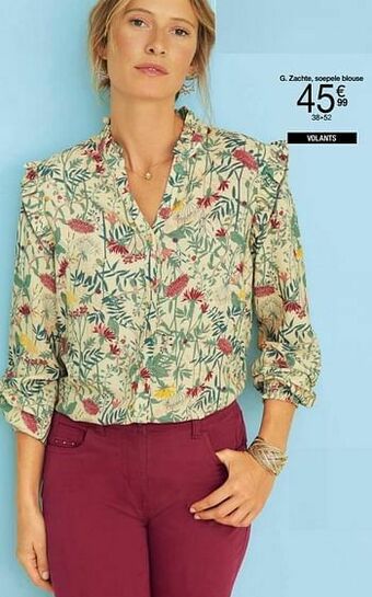 Damart Zachte soepele blouse aanbieding