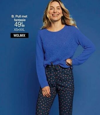 Damart Pull met fantasie aanbieding