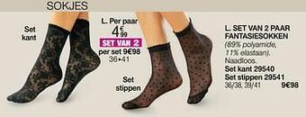 Damart Set van 2 paar fantasiesokken aanbieding