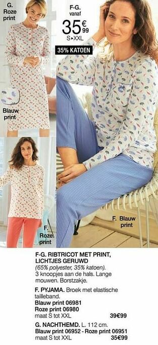 Damart Nachthemd aanbieding