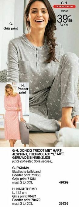 Damart Nachthemd aanbieding