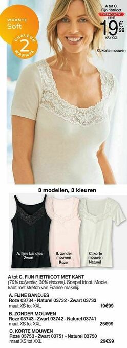 Damart Fijne bandjes aanbieding