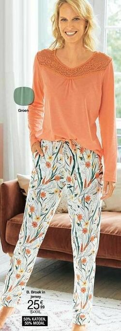 Damart Broek in jersey aanbieding