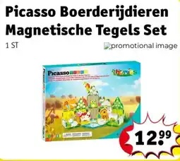 Kruidvat Picasso boerderijdieren magnetische tegels set aanbieding