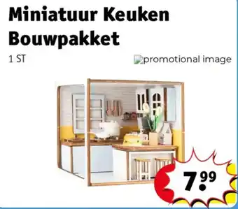 Kruidvat Miniatuur Keuken Bouwpakket aanbieding
