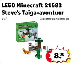 Kruidvat lego minecraft steve's taiga-avontuur aanbieding