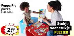 Kruidvat Peppa Pig puzzel aanbieding