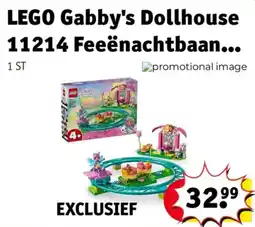 Kruidvat lego gabby's dollhouse 11214 feeënachtbaan aanbieding