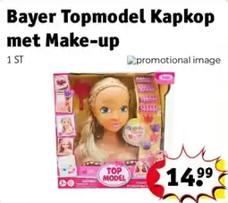 Kruidvat Bayer Topmodel Kapkop met Make-up aanbieding