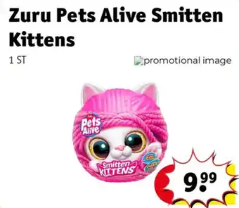 Kruidvat Zuru Pets Alive Smitten Kittens aanbieding