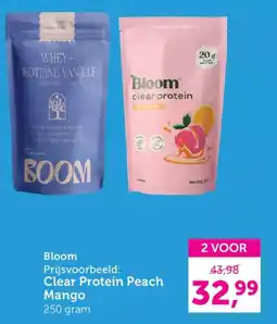 Holland & Barrett Bloom clear protein aanbieding