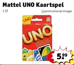 Kruidvat Mattel UNO Kaartspel aanbieding