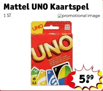 Kruidvat Mattel UNO Kaartspel aanbieding