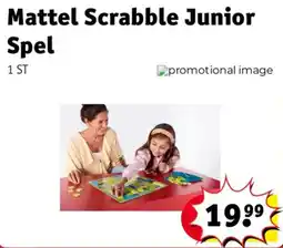 Kruidvat Mattel Scrabble Junior Spel aanbieding