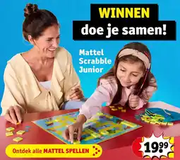 Kruidvat Mattel Scrabble Junior aanbieding