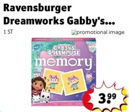 Kruidvat Ravensburger Dreamworks Gabby's... memory aanbieding
