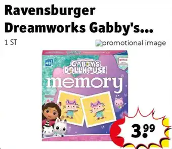 Kruidvat Ravensburger Dreamworks Gabby's... memory aanbieding