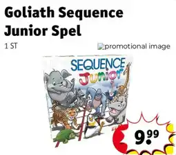Kruidvat Goliath sequence junior spel aanbieding