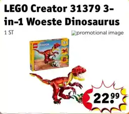 Kruidvat lego creator 31379 3-in-1 woeste dinosaurus aanbieding