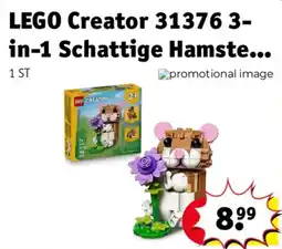 Kruidvat lego creator 3-in-1 schattige hamster aanbieding